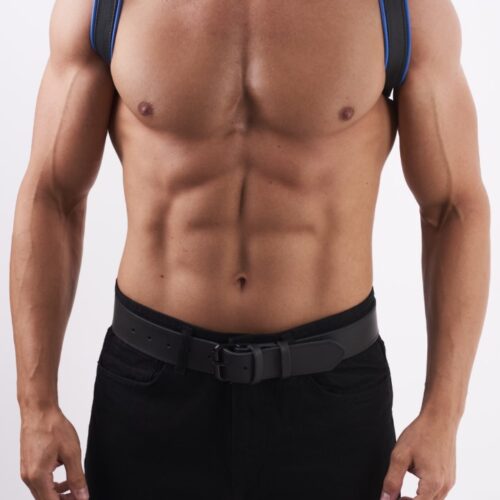 Soft Leather Shoulder Harness Blue
