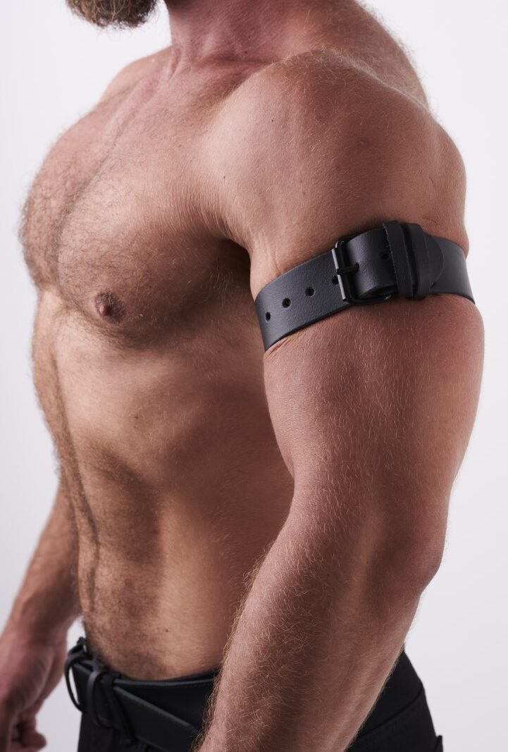 Leather Armband Black