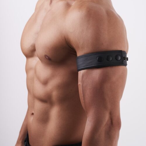 Soft Leather Armband Black