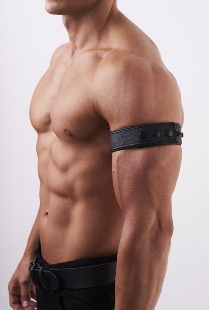Soft Leather Armband Black