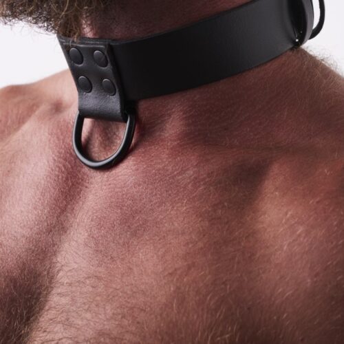 Leather Collar Black