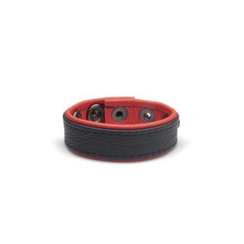 1702 b2c_1 Leather Cockring Red