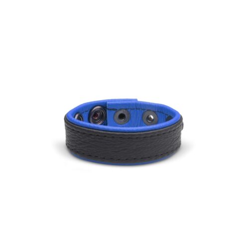 Leather Cockring Blue