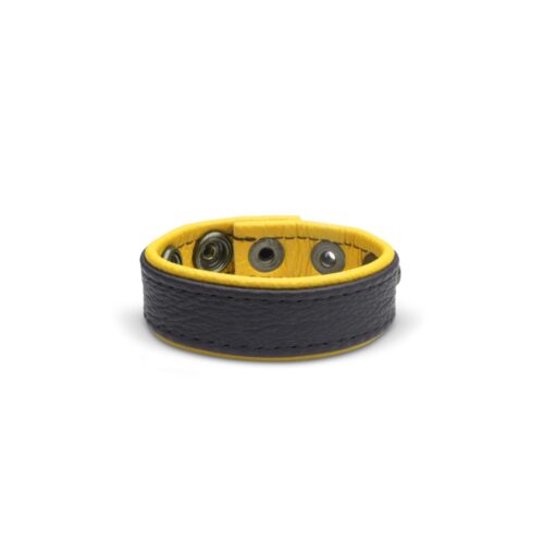 Leather Cockring Yellow