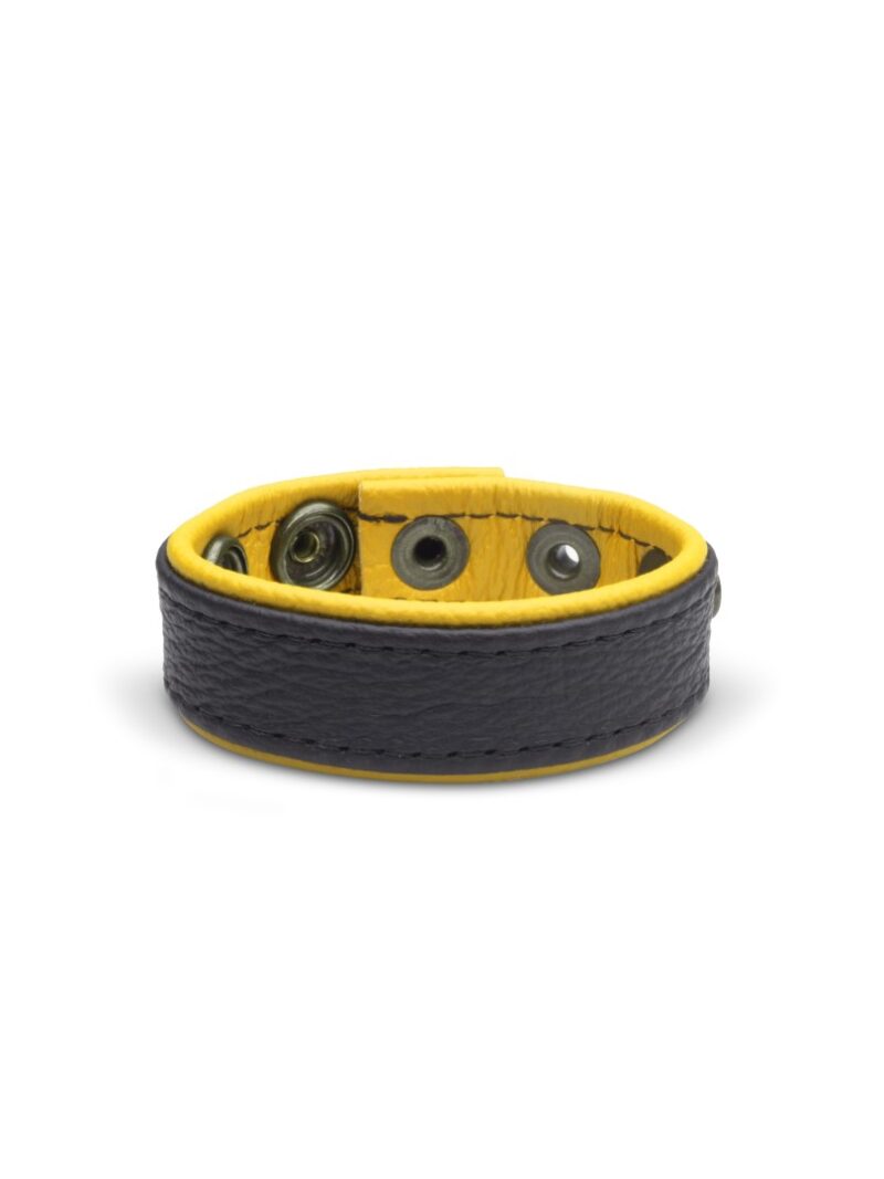 Leather Cockring Yellow