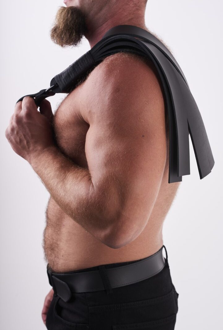 Leather Slapper Black