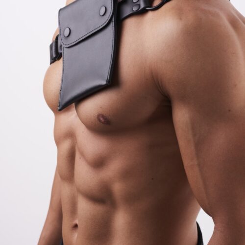 Leather Belt Bag Black