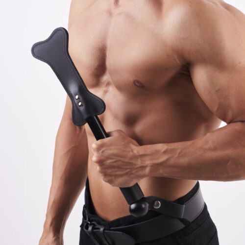 Leather Bone Paddle Black