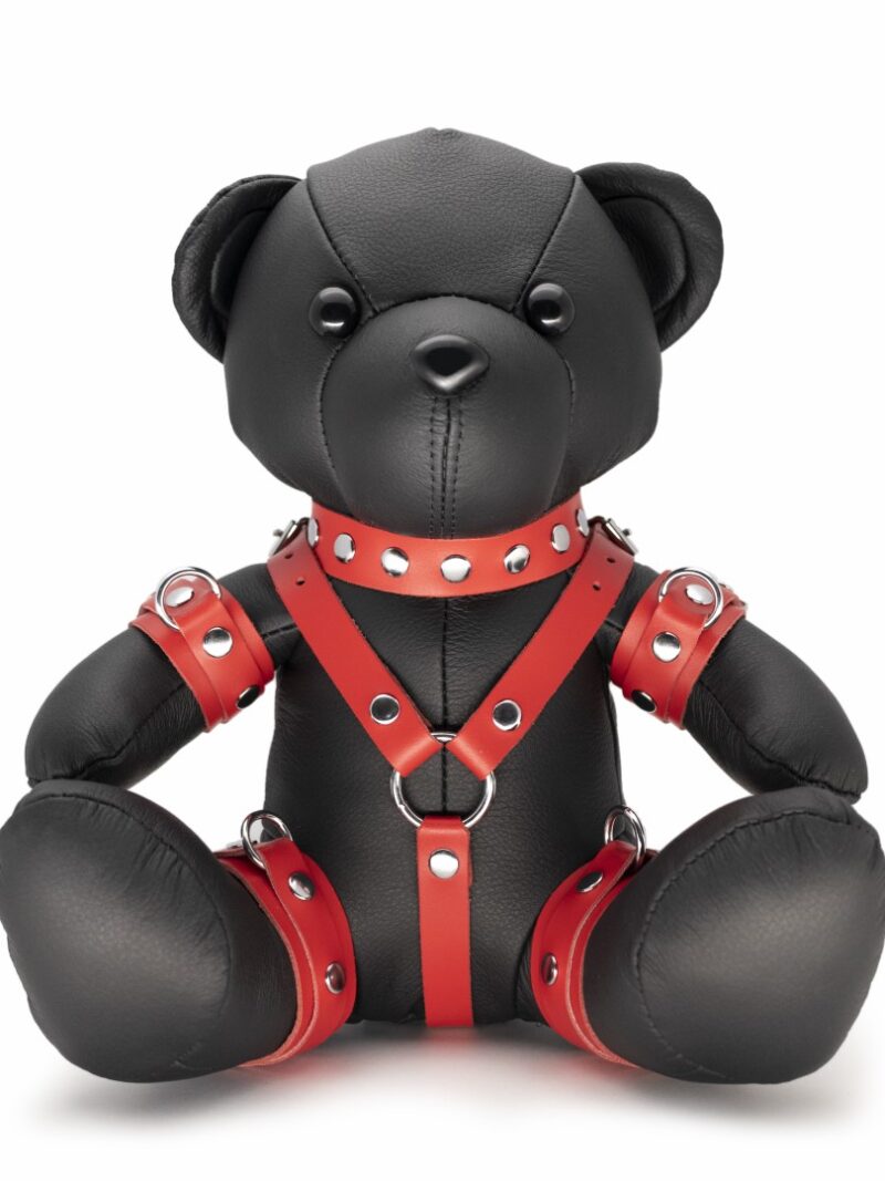 Leather BDSM TEDDY Red
