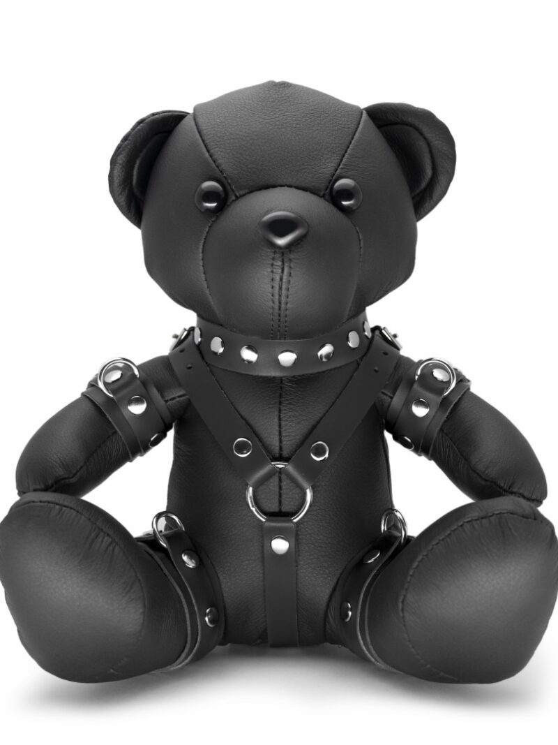 Leather BDSM TEDDY Black