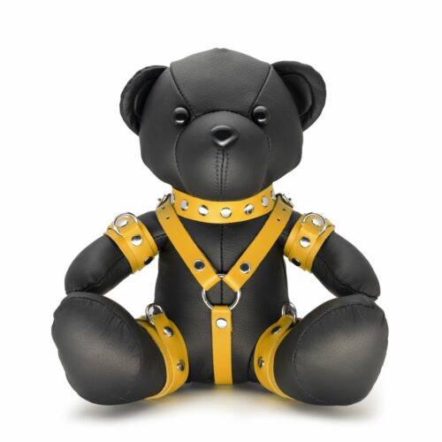 Leather BDSM TEDDY Yellow