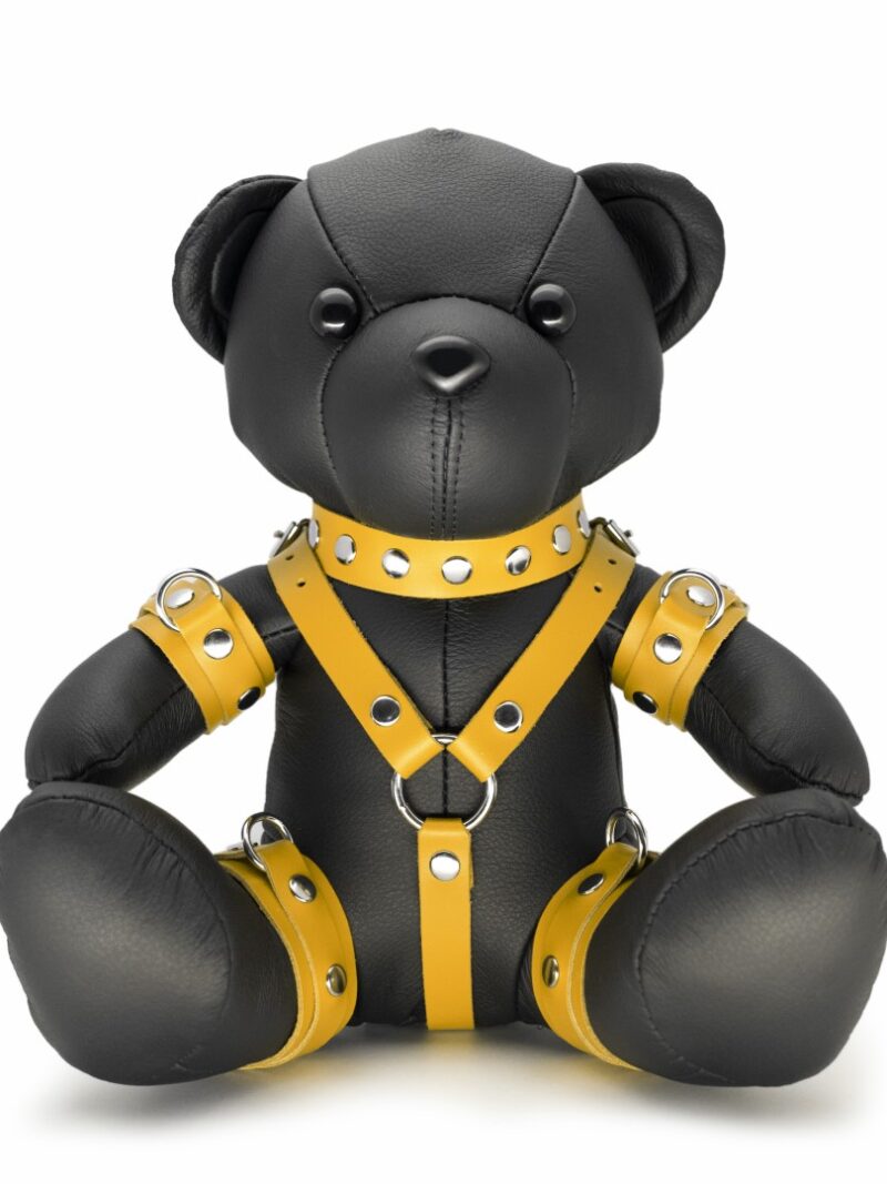 Leather BDSM TEDDY Yellow