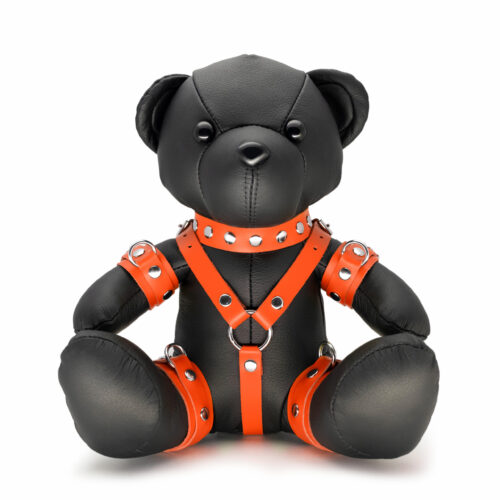 Leather BDSM TEDDY Orange