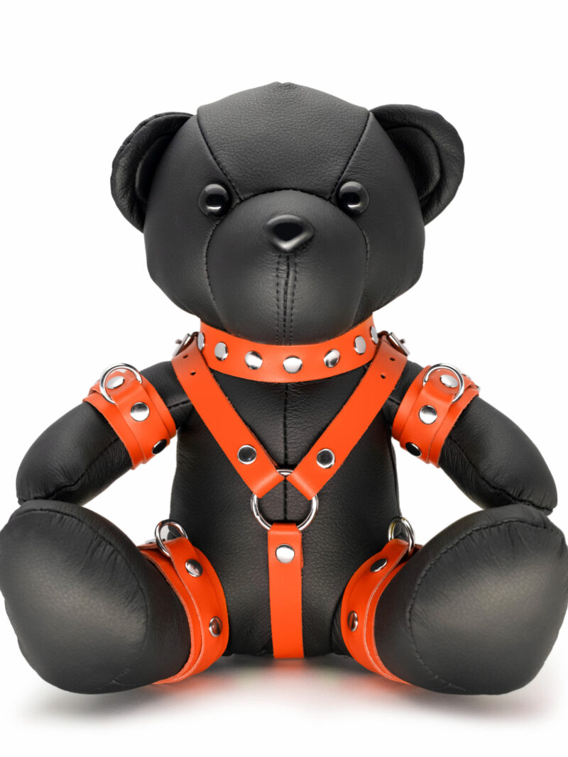 Leather BDSM TEDDY Orange