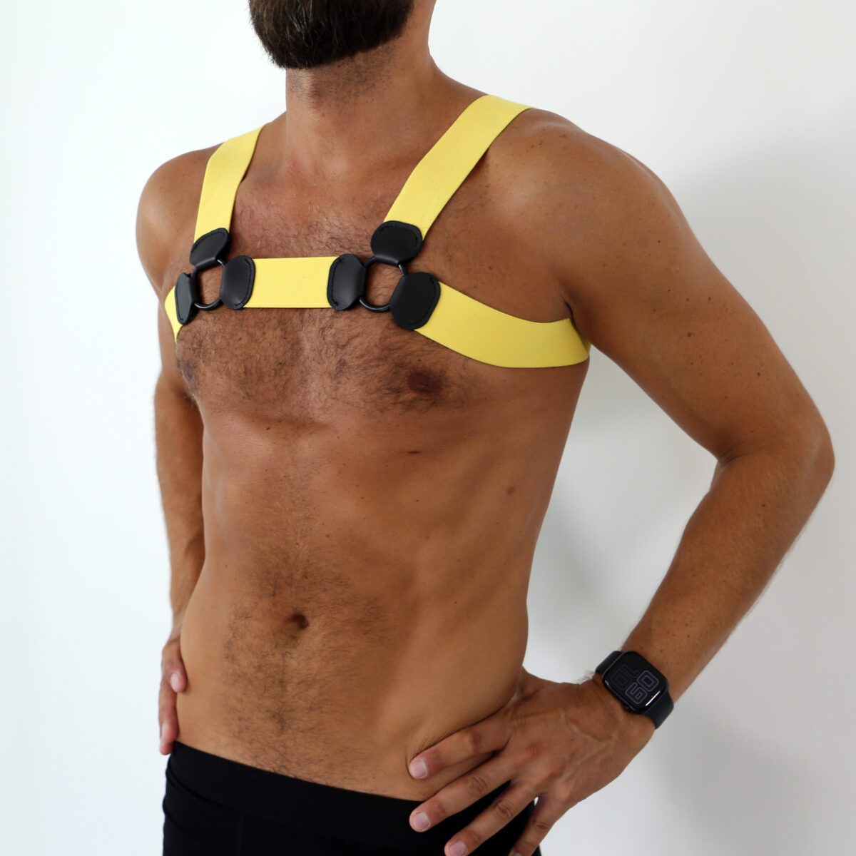 Rubber Chest Harness Yellow