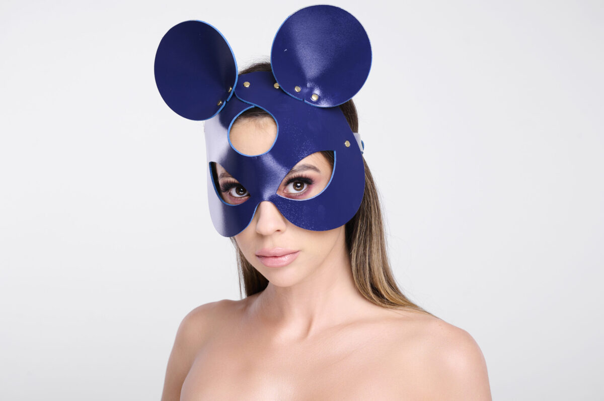 11403G-b2c-scaled Leather mouse mask indigo/gold