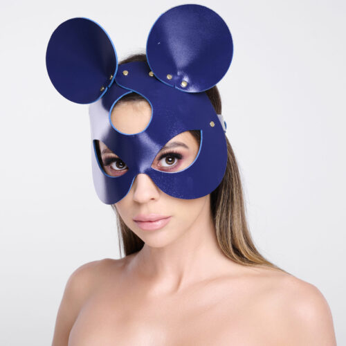 11403G-b2c-scaled Leather mouse mask indigo/gold