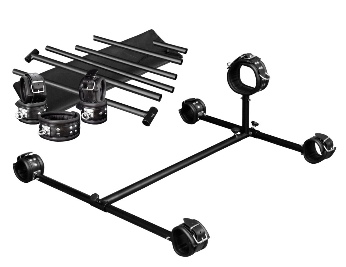 Floor Spreader Bar with Leather Restraints