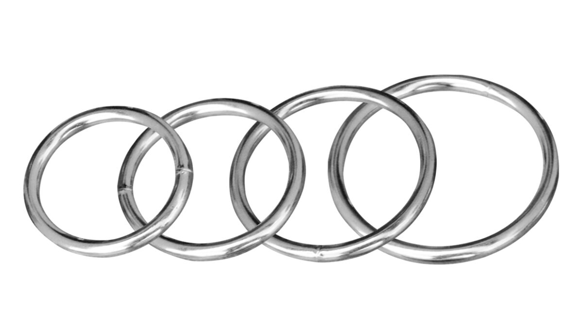 OS 0170 4-Piece Metal Cock Ring Set