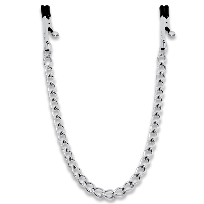 OS 0235 (2) BDSM Crocodile Clamps with 35 cm Chain