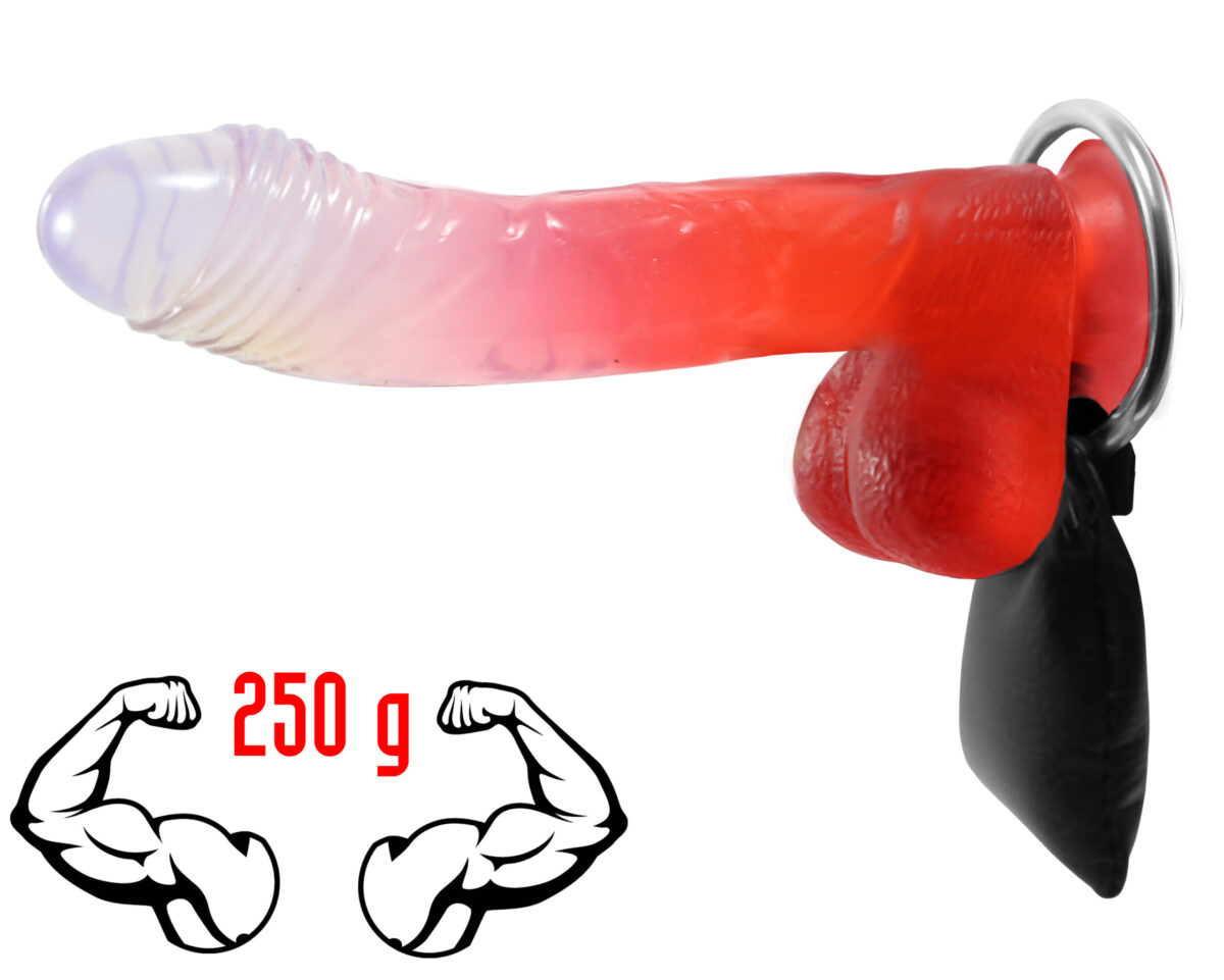 OS 1186-1 Leather Penis Weight “Strong Man” – 250 g