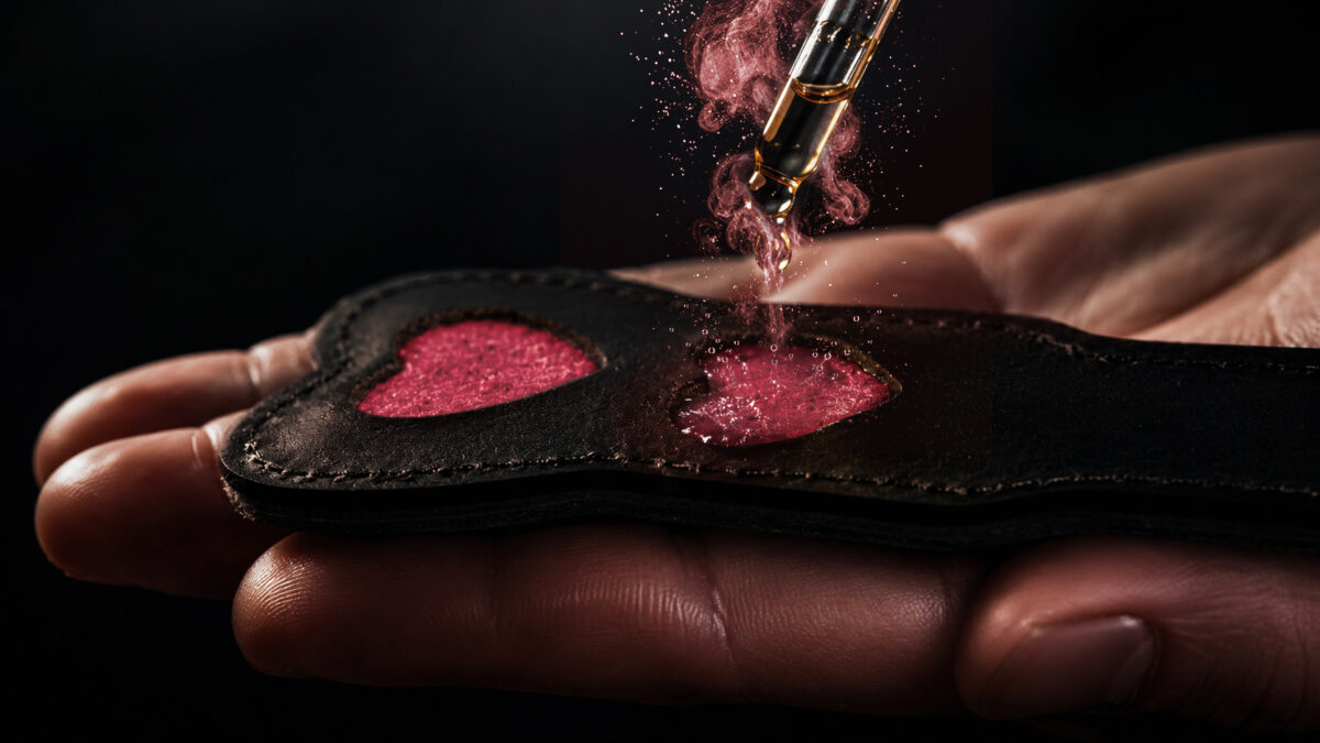 Scented Paddle “VANILLA – SWEET SUBMISSION” – Car Fragrance & Leather Paddle
