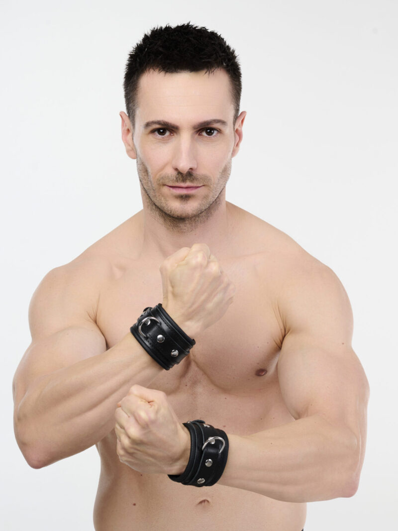 Soft Leather Wrist Cuffs