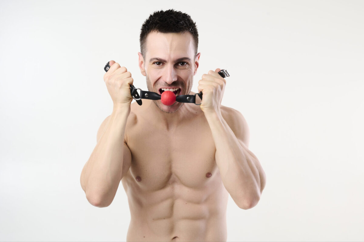 Leather Gag with Mouth Ball