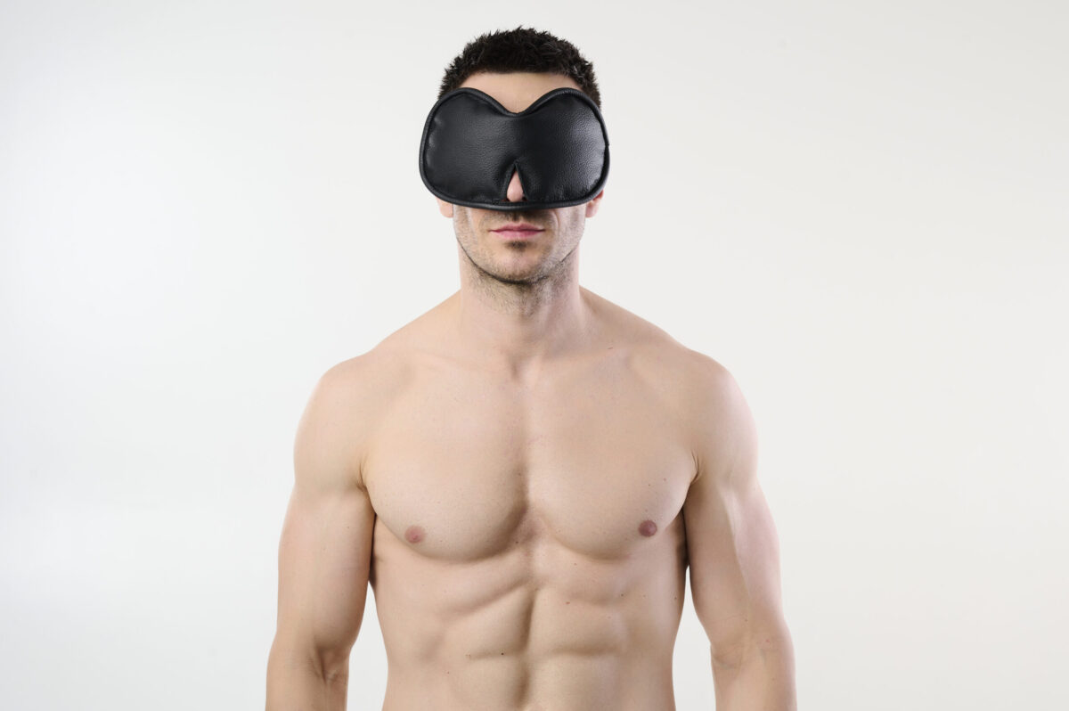Padded Leather Blindfold