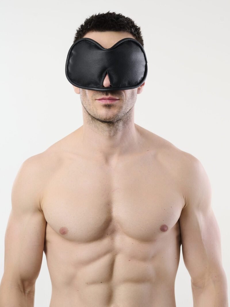 Padded Leather Blindfold