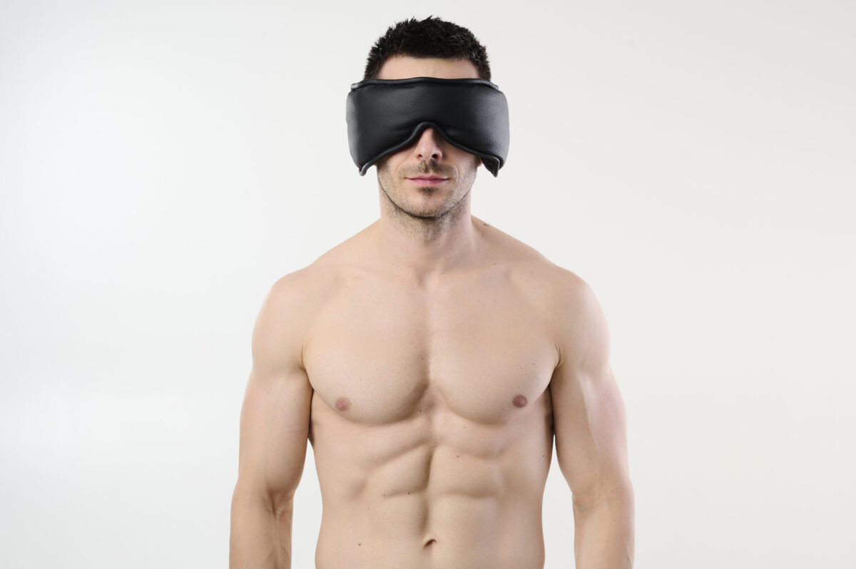Padded Leather Sensory Isolation Blindfold