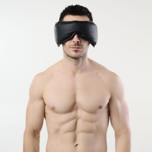 Padded Leather Sensory Isolation Blindfold
