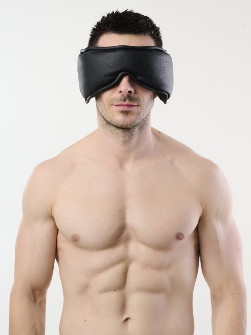 Padded Leather Sensory Isolation Blindfold