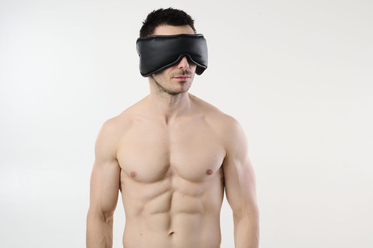 Padded Leather Sensory Isolation Blindfold