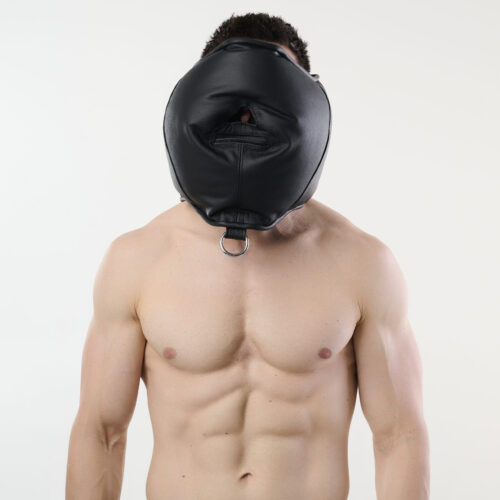 Deluxe Professional Open Padded Leather Isolation Hood