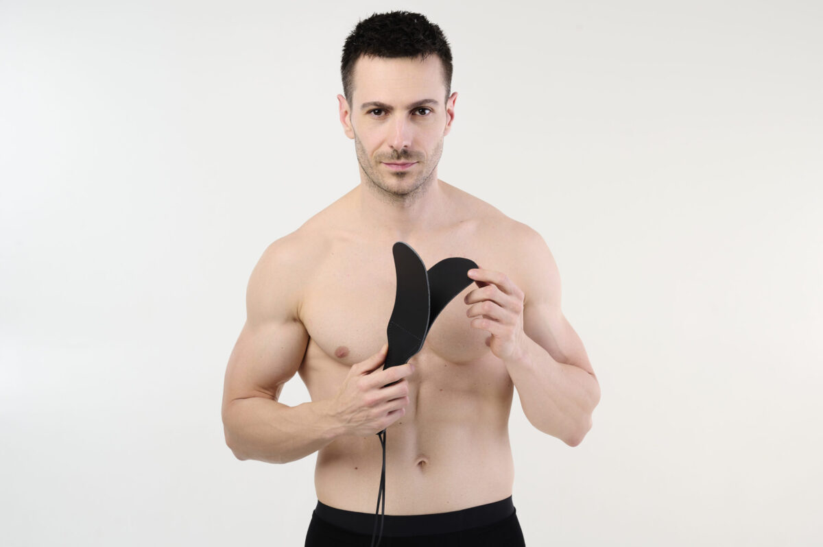 Doppel Leder-Paddel