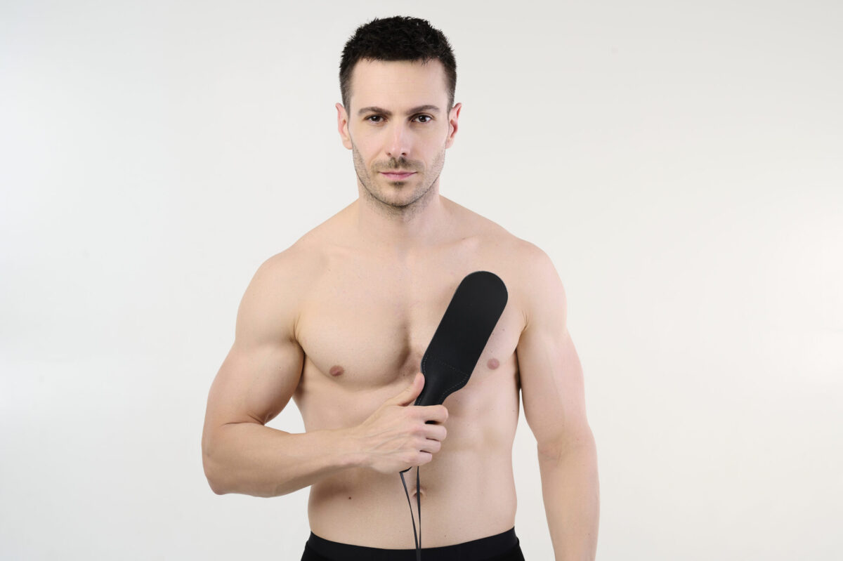 Doppel Leder-Paddel