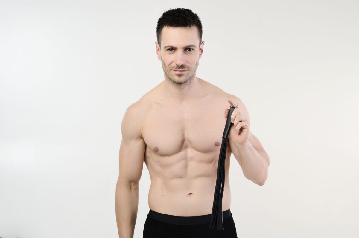 BDSM Leder-Flogger „Pure“ mit 16 Riemen