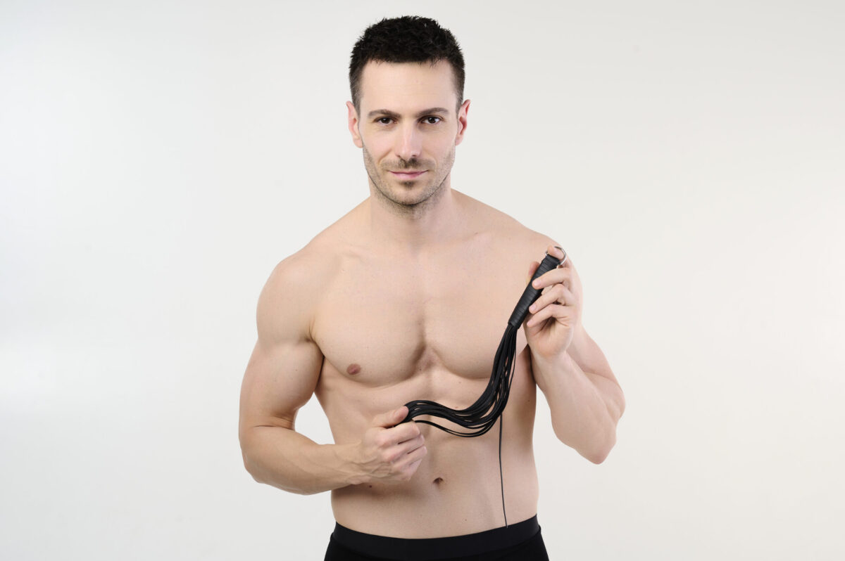 BDSM Leder-Flogger „Pure“ mit 16 Riemen