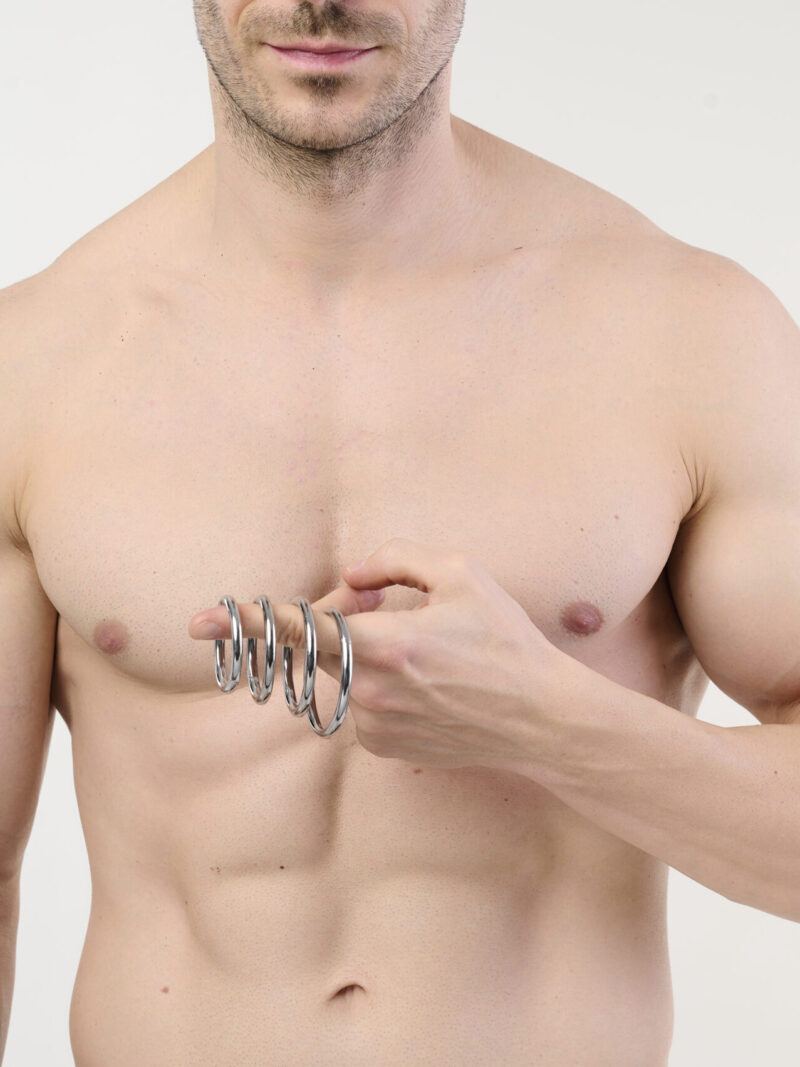 4-Piece Metal Cock Ring Set