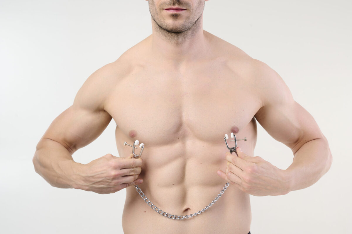 SG29detal_11295 Luxury Steel BDSM Clamp with 35 cm Chain