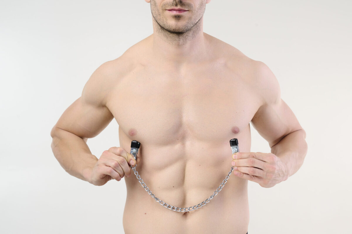 SG29detal_11298 Professional BDSM Clamps with 35 cm Chain