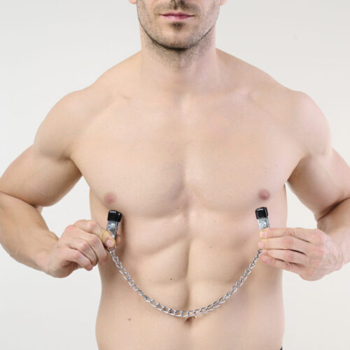 SG29detal_11298 Professional BDSM Clamps with 35 cm Chain