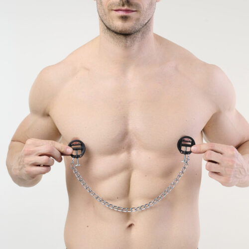 SG29detal_11299 BDSM Clamps with 35 cm Chain