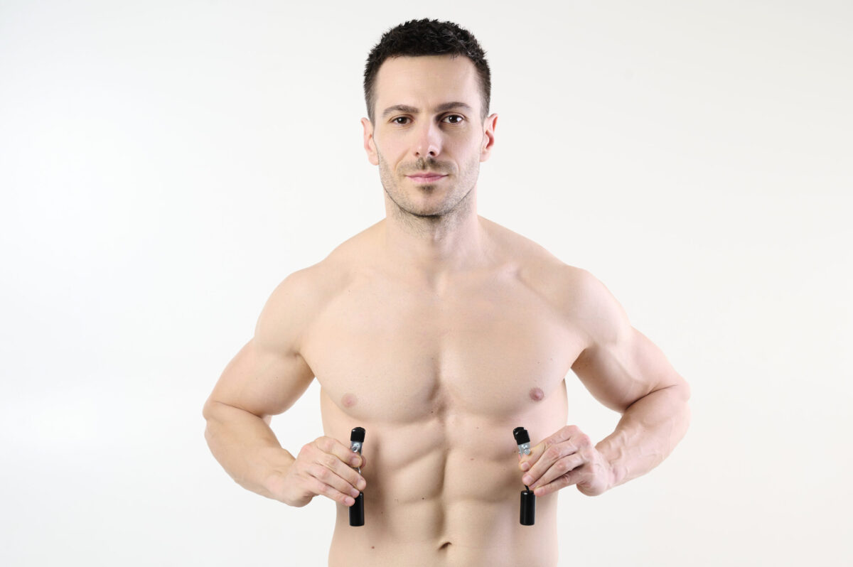 SG29detal_11385 Black Weight with Clamps – 100 g