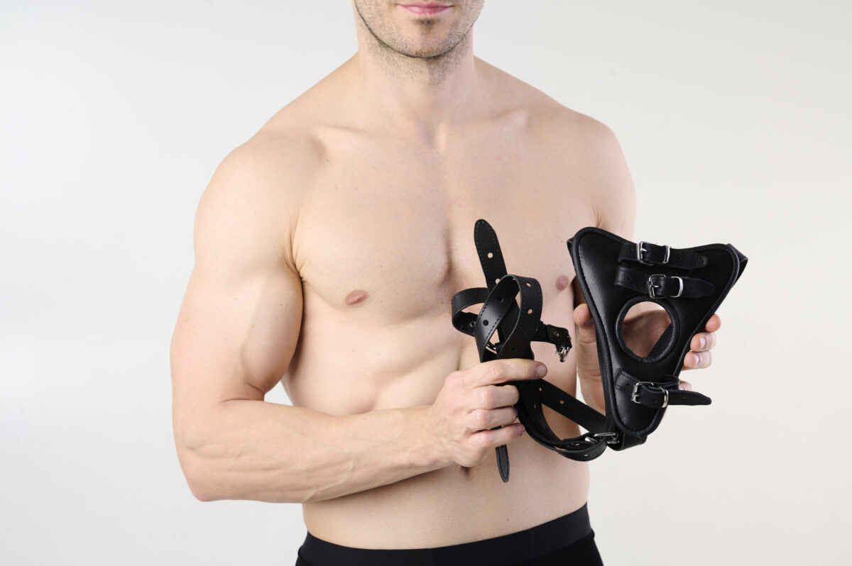 Men’s BDSM Harness with Adjustable Straps