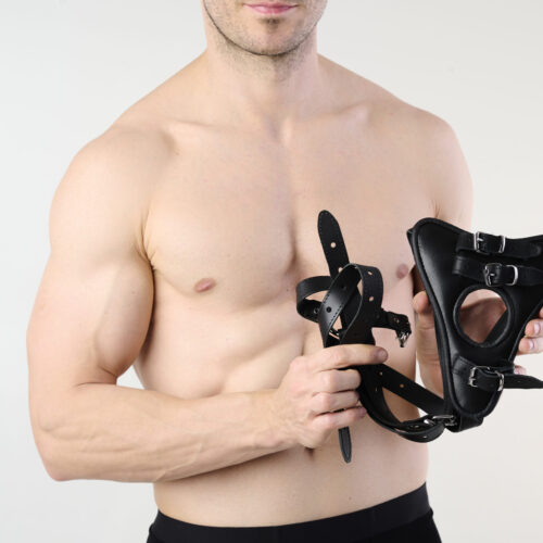 Men’s BDSM Harness with Adjustable Straps