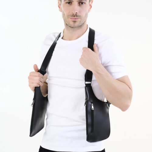 SG29detal_11570 Leather Harness Vest