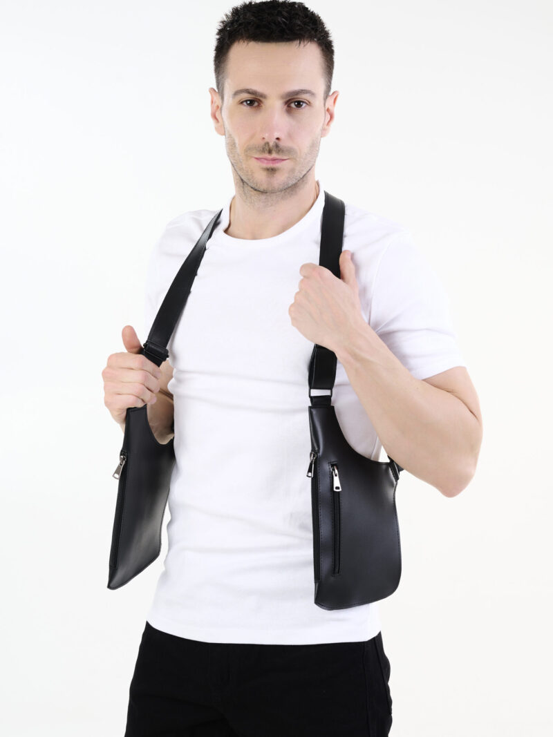 Leather Harness Vest